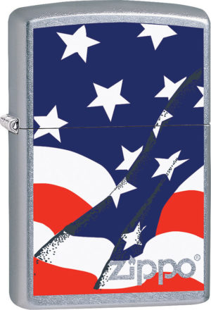 Zippo Wavy Flag Lighter