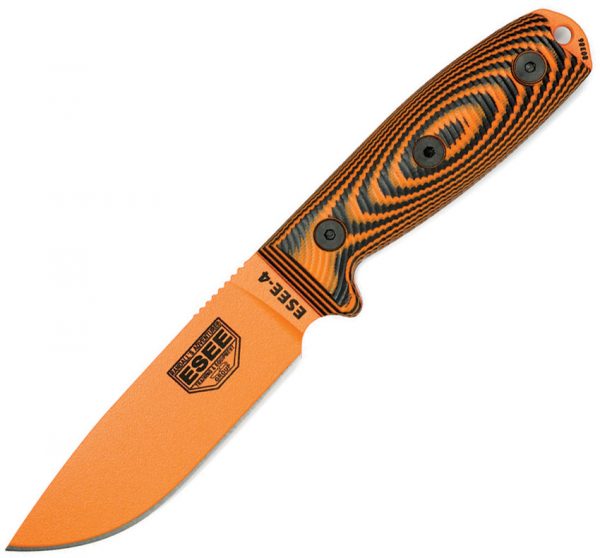 ESEE Model 4 3D Fixed Blade Orange (4.5")