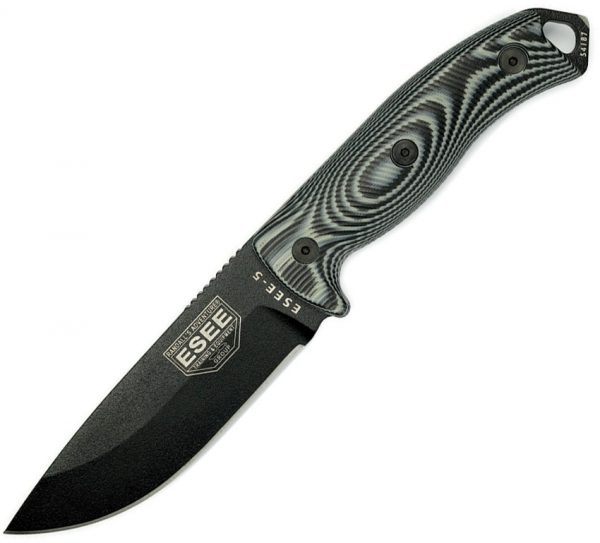 ESEE Model 5 3D Fixed Blade Black (5.25")