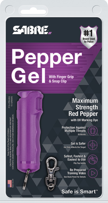 Sabre Pepper Gel Keyring
