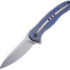 We Knife Co Ltd Kitefin Framelock Blue SW (3.25″)