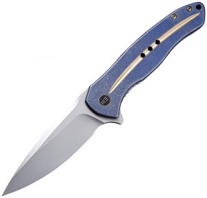We Knife Co Ltd Kitefin Framelock Blue SW (3.25″)