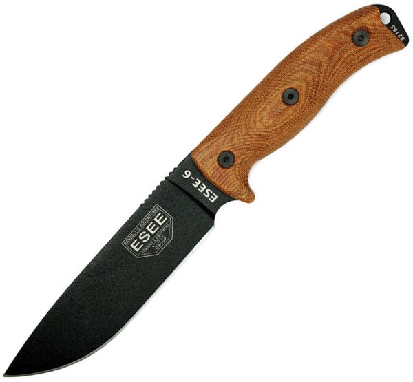 ESEE Model 6 Black Natural (5.25")