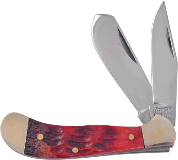 Frost Cutlery Baby Saddlehorn Red Bone