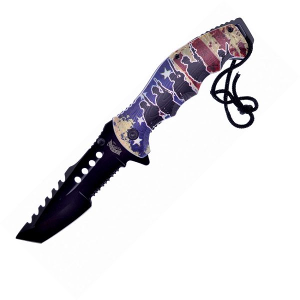 Frost Cutlery American Soldier Linerlock A/O (3.75")