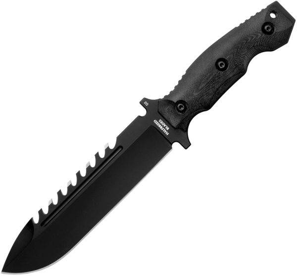 Halfbreed Blades Large Survival Knife Black (6.88")