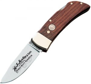 Justin Justin Gents Lockback Rose (2″)