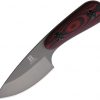 Rough Rider Fixed Blade Red/Black G10 (3")