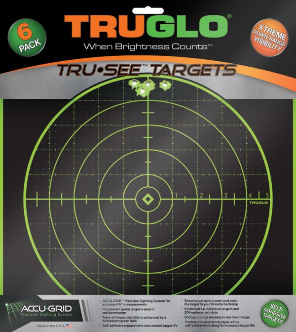 TRUGLO Tru-See Splatter Target 100yd