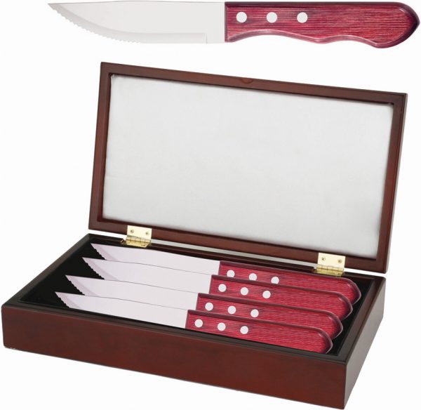 Utica Big Red Steak Knife Set (5")