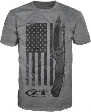 Zero Tolerance American Flag T-Shirt Large