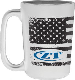 Zero Tolerance American Flag Mug