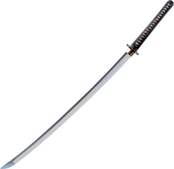 Cold Steel Katana Warrior Series, CS 88BOK, Cold Steel Katana Warrior Series Cord Black Sword (Satin) CS 88BOK