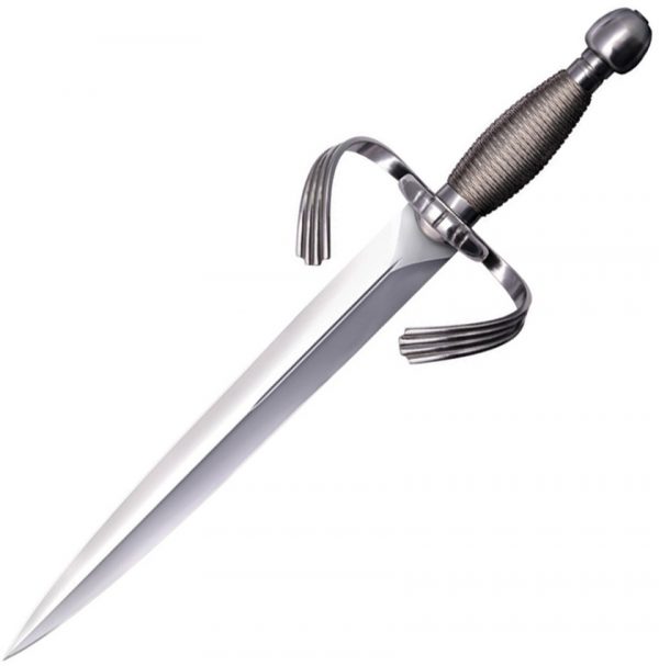 Cold Steel Large Parrying, CS 88EKA, Cold Steel Large Parrying Dagger Point Stainless Gray SWord (Satin) CS 88EKA