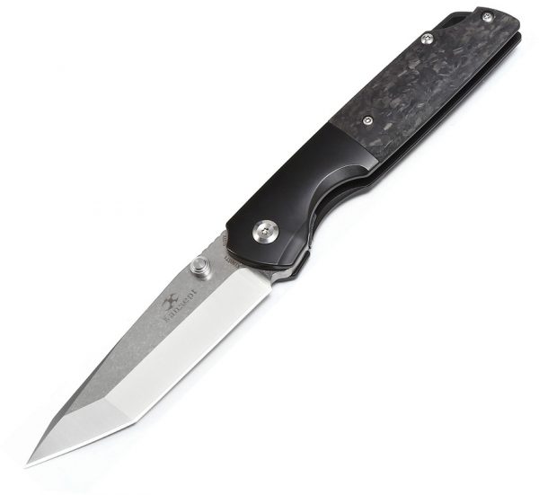Kansept Knives Warrior Framelock Black (3.5")