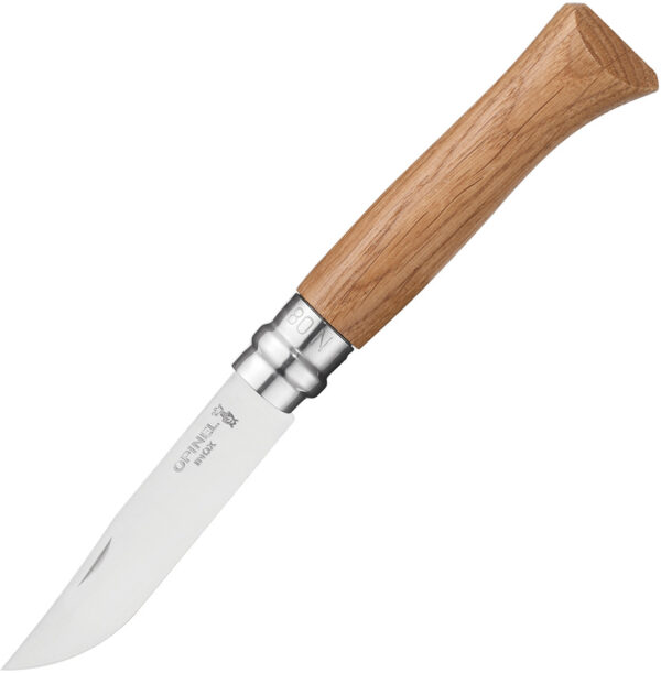Opinel No 8 Oak Stainless (3.25")