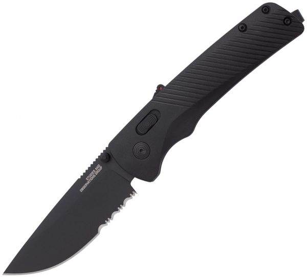 SOG Flash AT-XR Lock , SOG Flash AT-XR Lock A/O Black , SOG Flash AT-XR Lock A/O Black (3.38"Serr)