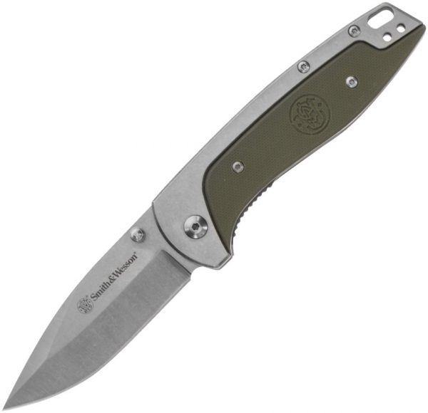 Smith & Wesson Freighter Linerlock Green (3.5")