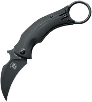Fox BlackBird Karambit Knife Black (2.5″)