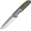 Kansept Knives Warrior Framelock Green (3.5")