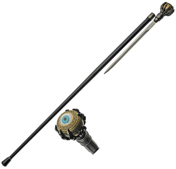 China Made Eyeball Sword Cane (12")