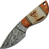 Damascus Wild Stag Skinner (2.5")