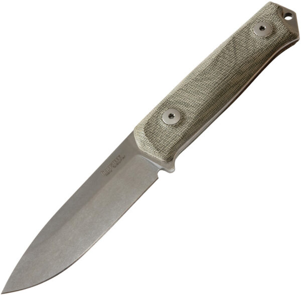 LionSTEEL B41 Bushcraft Green Micarta (4.13")