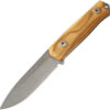 LionSTEEL B41 Bushcraft Olive Wood (4.13")