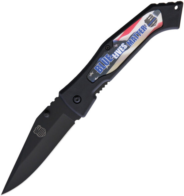 Miscellaneous Blue Lives Matter Linerlock (3.5")