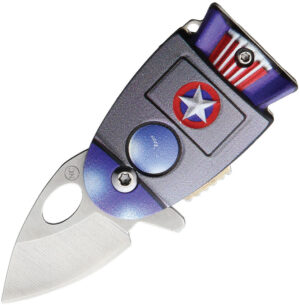 Novelty Cutlery Cosmic America Linerlock A/O (1″)