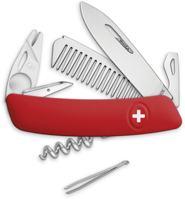 Swiza Pet and Outdoor Knife Red