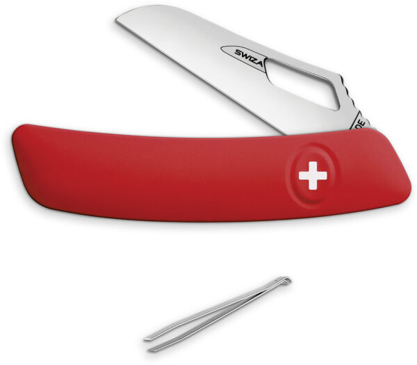 Swiza Garden Floral Knife Red