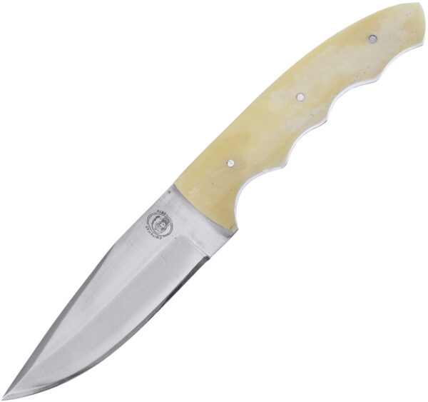 Frost Cutlery Fixed Blade White Smooth Bone (4")