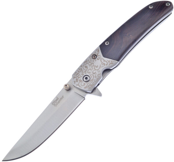 Frost Cutlery Black Badger Linerlock A/O (3.25")