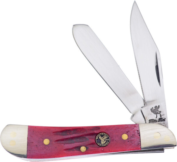 Frost Cutlery Dog Leg Trapper Dark Red
