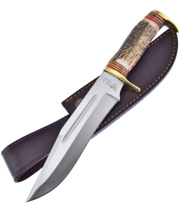 Hen & Rooster Fixed Blade Deer Stag (7.25")