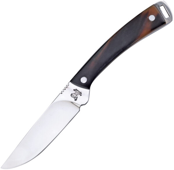 Hen & Rooster Fixed Blade Ox Horn (3.25")