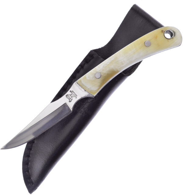Hen & Rooster Fixed Blade Ox Horn (3")