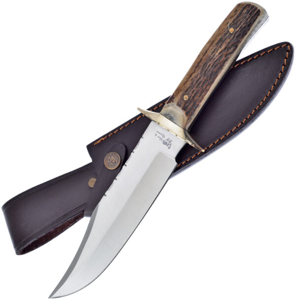 Hen & Rooster Fixed Blade Deer Stag (7")