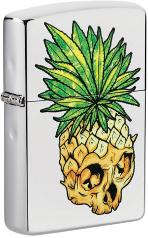 Zippo Leaf Skull Pineapple Lighter