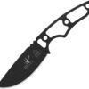 TOPS Knives 3 Pointer, TP3PR03, TOPS Knives 3 Pointer Drop Point Steel Black Knife (Black Stonewash) TP3PR03