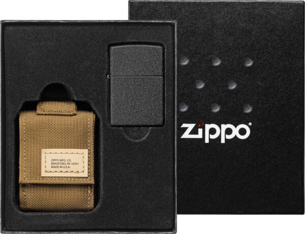Zippo Lighter with MOLLE Pouch