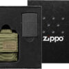 Zippo Lighter with MOLLE Green Pouch