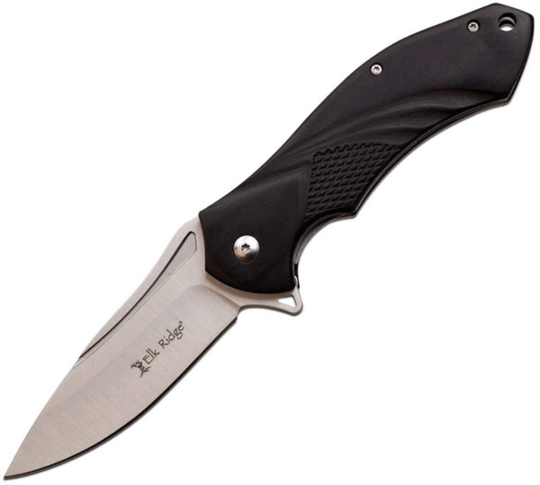 Elk Ridge Linerlock A/O ,Elk Ridge Linerlock A/O Knife ,Elk Ridge Linerlock A/O Knife Black (3.5")