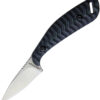 Fox Edge Neck Knife Black/Blue G10 (2")