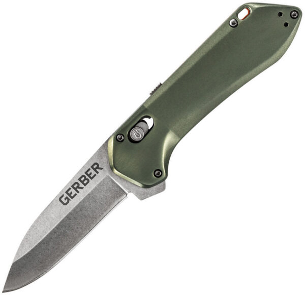 Gerber Highbrow Pivot Lock A/O Green (2.88")