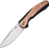 Kansept Knives Accipiter Framelock Copper (3.63")
