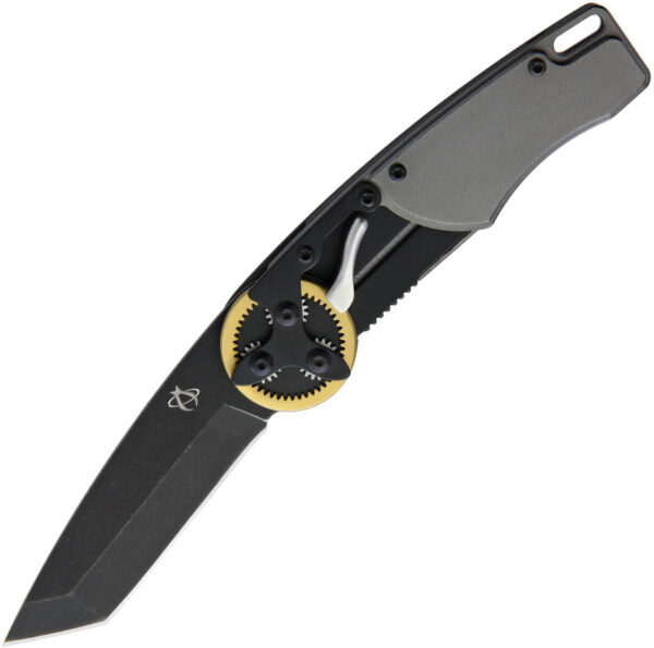 Mantis Gearhead Linerlock Brass Tanto (3")