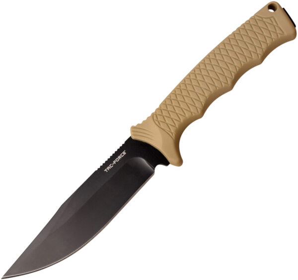 Tac Force Fixed Blade Tan (4.88")