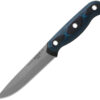 TOPS Knives Dicer 4, TPDCR401, TOPS Knives Dicer 4 Drop Point G10 Blue/Black Knife (Gray Stonewash) TPDCR401